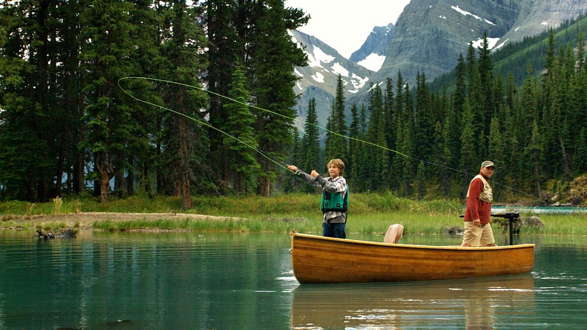 Father Son Fishing Maligne Travel Alberta CR Sean Thonson large