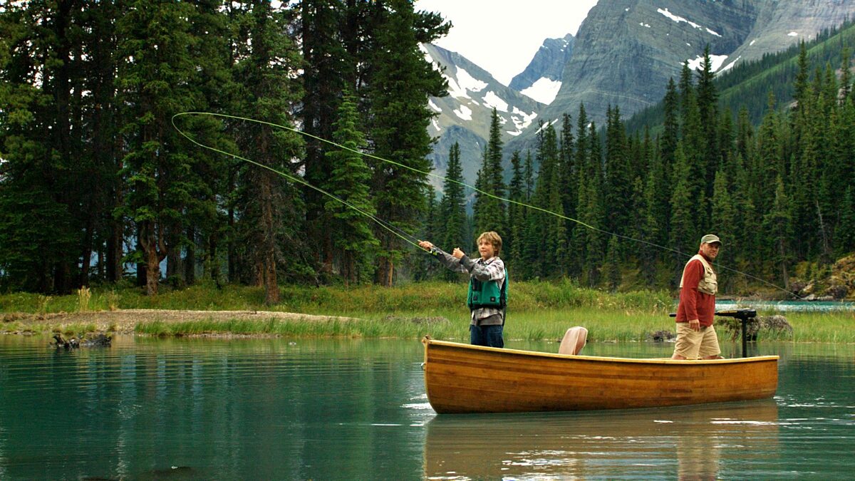 Father Son Fishing Maligne Travel Alberta CR Sean Thonson large